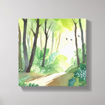 Floresta Verde Floreadora | Nature Watercolor