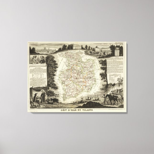 Impressão Em Tela Florestas (Frente)