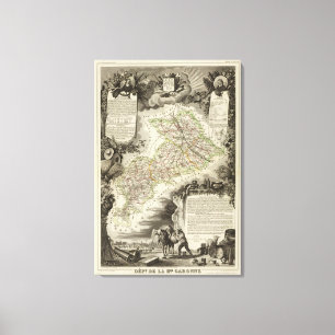 Impressão Em Tela Florestas, cidades, cidades