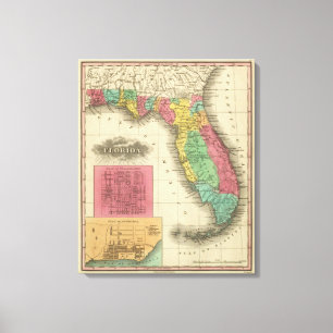 Impressão Em Tela Florida