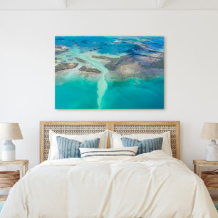 Impressão Em Tela Flórida Keys Islands From The Sky