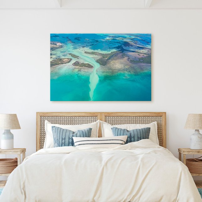 Impressão Em Tela Flórida Keys Islands From The Sky (Criador carregado)