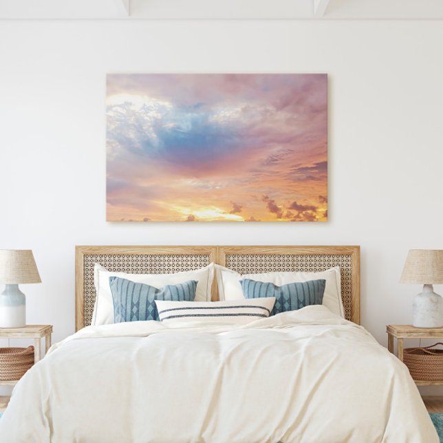Impressão Em Tela Flórida Keys Vibrant Sunset Cloudscape (Criador carregado)