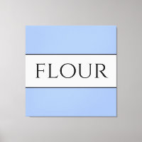 FLOUR Vintage Divirta-se Frio Gama Luz Azul Stripe