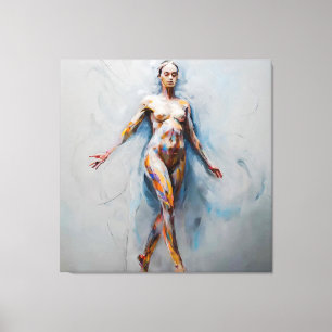 Impressão Em Tela Fluidez abstrato