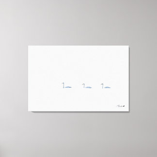 Impressão Em Tela flutuante - cisne tundra