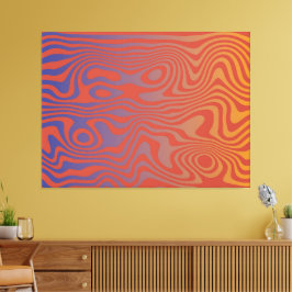 Impressão Em Tela Fluxo de Sonho l Padrão Abstrato Trippy - No. 01