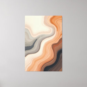 Impressão Em Tela Fluxo de Toneladas abstrato