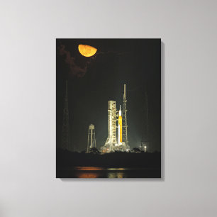 Impressão Em Tela Foguete do Sistema de Lançamento Espacial da NASA