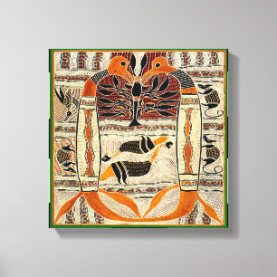 Impressão Em Tela Folclore Tribal Maori