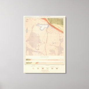 Impressão Em Tela Folha detalhada XIII da geologia