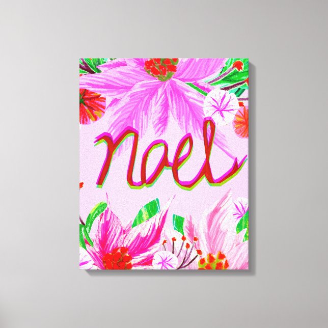 Impressão Em Tela Folhagem de Natal - Noel (Frente)