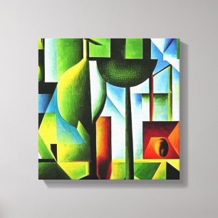 Impressão Em Tela Folhas de abstrato