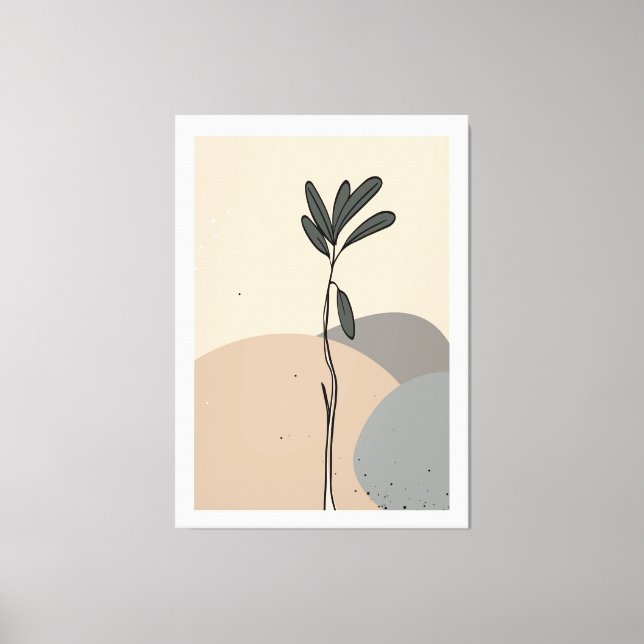 Impressão Em Tela Folhas de abstrato (Frente)