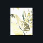 Impressão Em Tela Folhas de Batik<br><div class="desc">"Batik Leaves I" por June Erica Vess. Apresenta uma paleta colorida de folhas batik.</div>