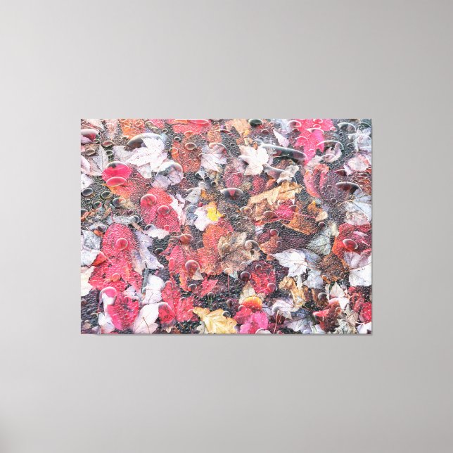 Impressão Em Tela Folhas de Fallen (Frente)