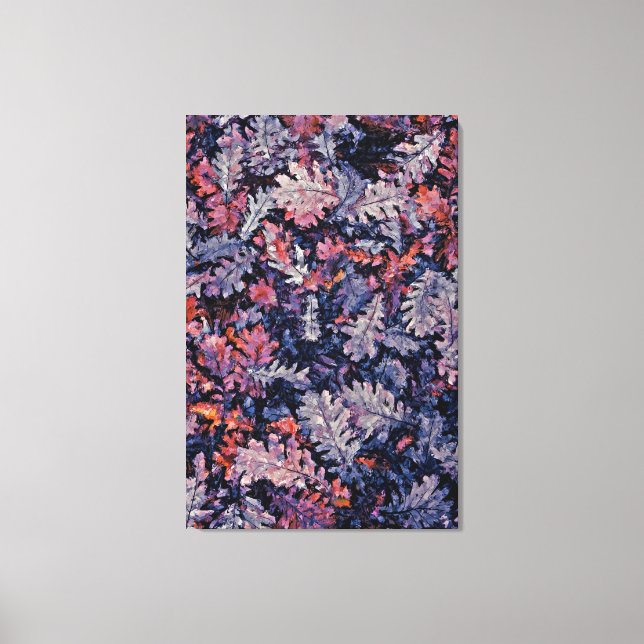 Impressão Em Tela Folhas de outono Secas - Arte Inspirada na Naturez (Frente)