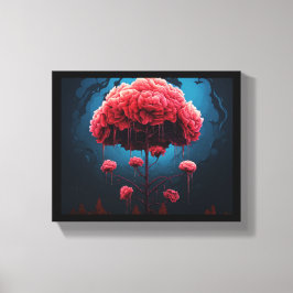 Impressão Em Tela Fonte de Rosas de Amor