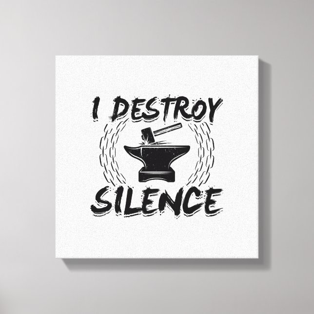 Impressão Em Tela Forging Hobby | Blacksmith Craft Work Forge Gift (Frente)