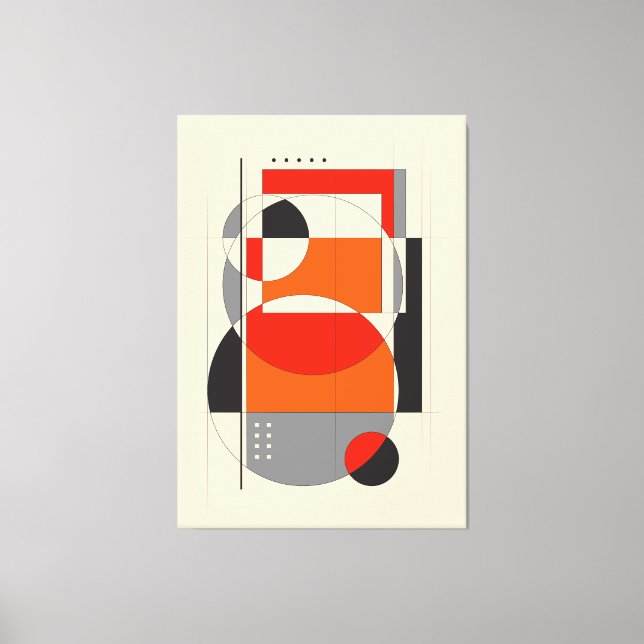 Impressão Em Tela Forma Geométrica 3 | Arte Geométrica (Frente)