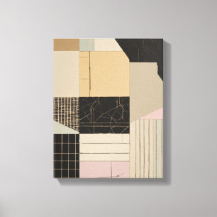 Impressão Em Tela Forma Geométrica Moderna Formas Coloridas Arte Can