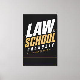 Impressão Em Tela Formado na Faculdade de Direito Personalizado 2026