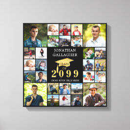 Impressão Em Tela Formando 28 Colagem de Fotos Comemorativa