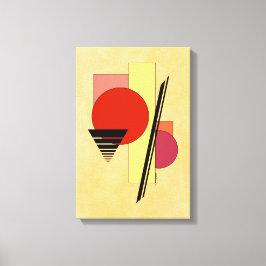 Impressão Em Tela Formas Abstratas