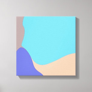 Impressão Em Tela Formas abstrato orgânicas