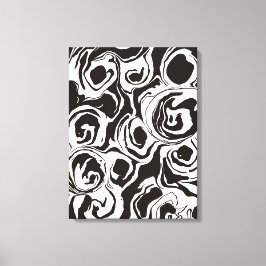 Impressão Em Tela Formas de círculo contemporâneo moderno abstrato