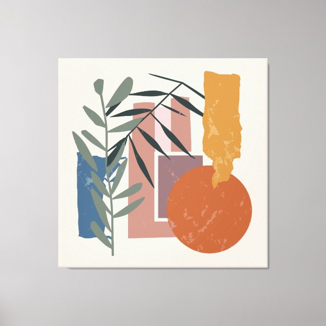 Impressão Em Tela Formas E Pancas Meteorizadas (Frente)