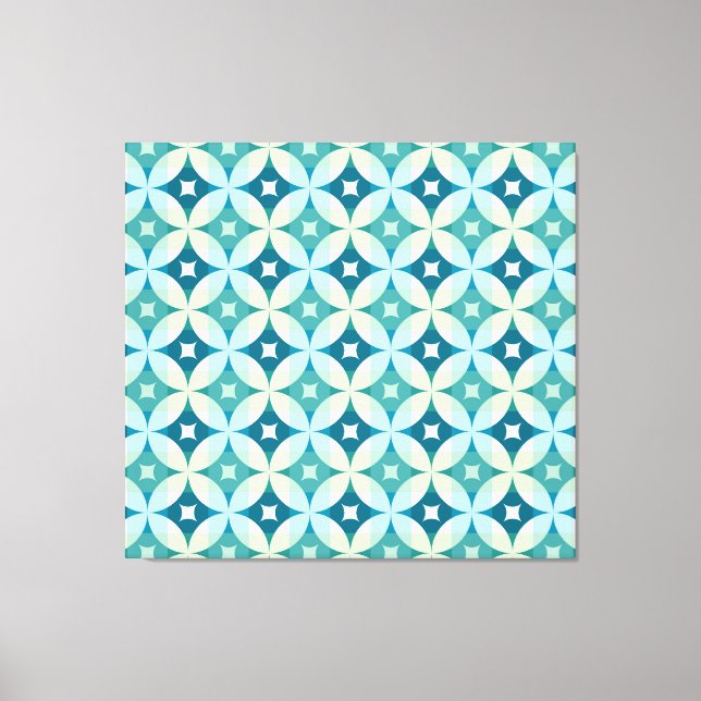 Impressão Em Tela Formas geométricas, papel de parede de abstrato. (Frente)