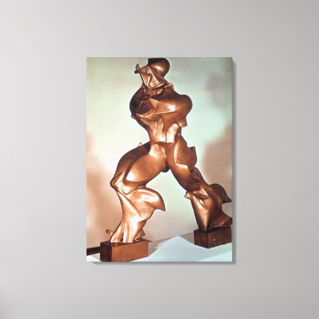 Impressão Em Tela Formas únicas de continuidade no espaço, 1913 (bro (Frente)