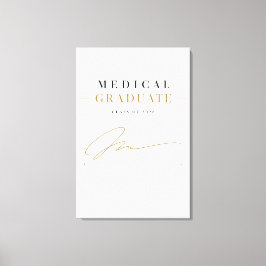 Impressão Em Tela Formatura Personalizada de Medicina 2026 Arte com 