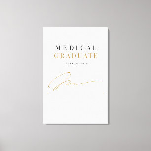 Impressão Em Tela Formatura Personalizada de Medicina 2026 Arte com