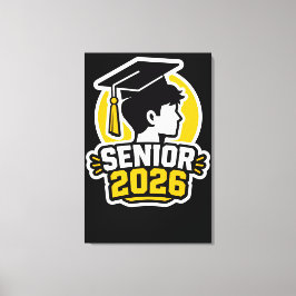 Impressão Em Tela Formatura Senior 2026 Projeto de Estudante Ousado