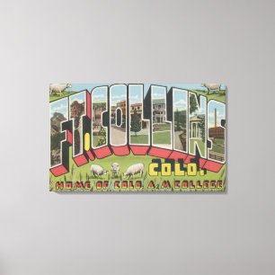 Impressão Em Tela Fort Collins, Colorado - grandes cenas da letra