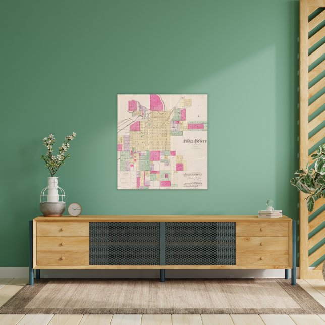 Impressão Em Tela Fort Scott, Bourbon County, Kansas (Criador carregado)