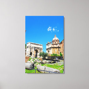 Impressão Em Tela Fórum romano