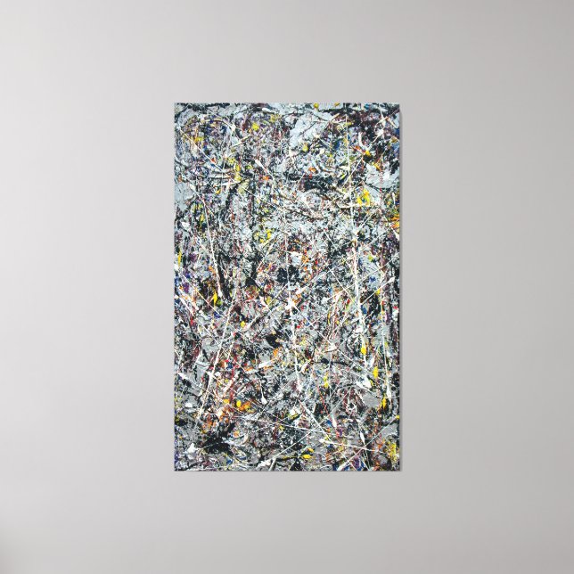 Impressão Em Tela FOSFORESCÊNCIA - 1947 - Abstrato Expressi (Frente)