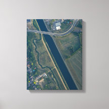 Foto aérea do horizonte urbano