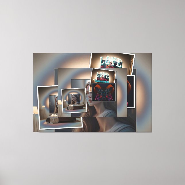 Impressão Em Tela Foto collage (Frente)
