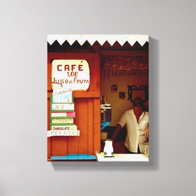 Impressão Em Tela Foto cubana de Havana Habana | Café | (Frente)