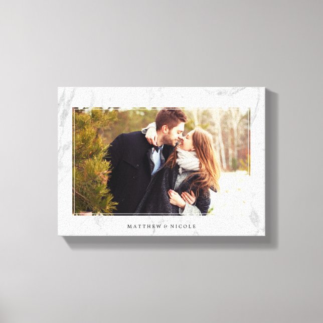 Impressão Em Tela Foto da estrutura de textura do marble elegante (Frente)