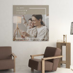 Impressão Em Tela Foto da família Beige Modern | Feliz Páscoa<br><div class="desc">Foto da família Beige Modern | Feliz Páscoa</div>