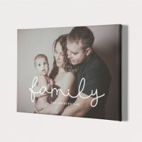 Foto da família de scripts brancos bonitos da famí