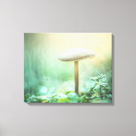 Impressão Em Tela Foto da natureza do cogumelo entonado