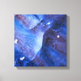 Impressão Em Tela Foto de Abstrato de gelo azul