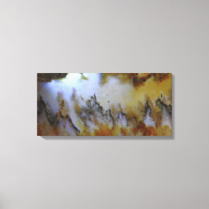 Impressão Em Tela Foto de Agate Mossy Natural do Painel 3