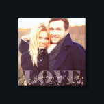 Impressão Em Tela Foto de amor e brilho<br><div class="desc">canvas de fotos com sangramento de cheio. Personalize-o com sua data de casamento,  nome de família ou qualquer texto de sua escolha para uma bela e única obra de arte de parede.</div>